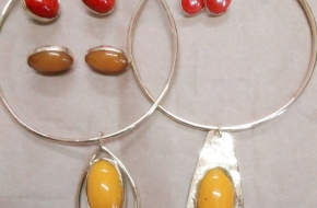 African Brass Beaded Chocker