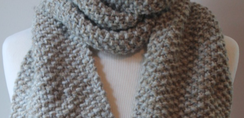 Knitted Scarf Free Pattern – Beginner
